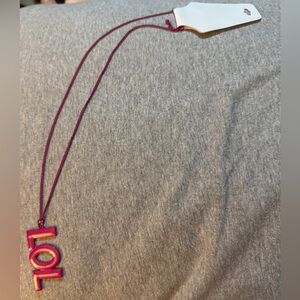 Pink LOL Necklace NWT